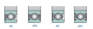 Rubber Sealed Deep Groove Ball Bearing