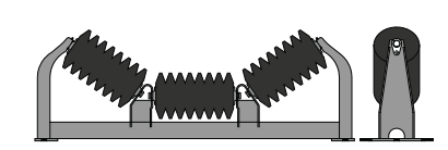 Composant en vrac de manutention des composants de convoyeur Buffer Idler